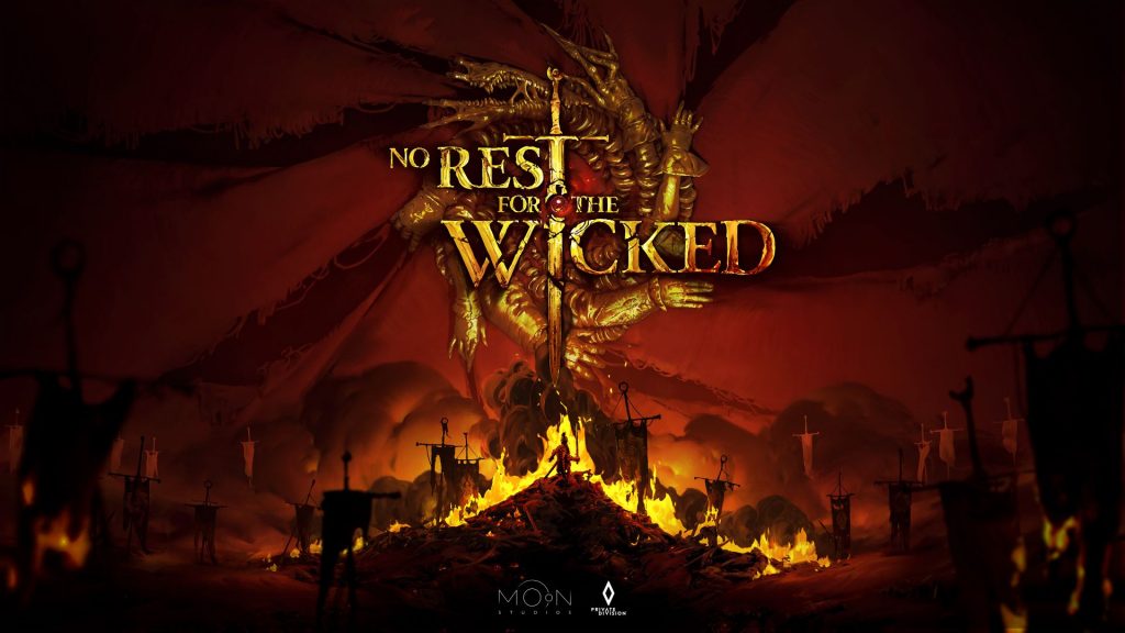 No Rest for the Wicked promo banner with title